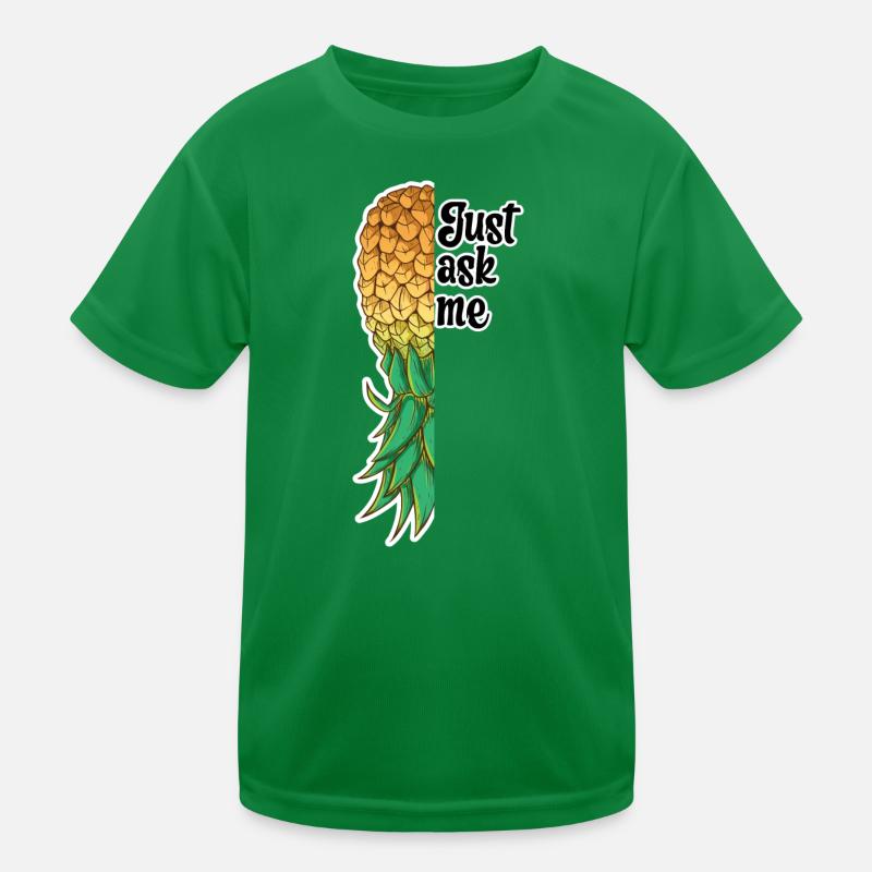 Upside Down Pineapple Swinger Il suffit de me demander Ananas T-shirt sport Enfant