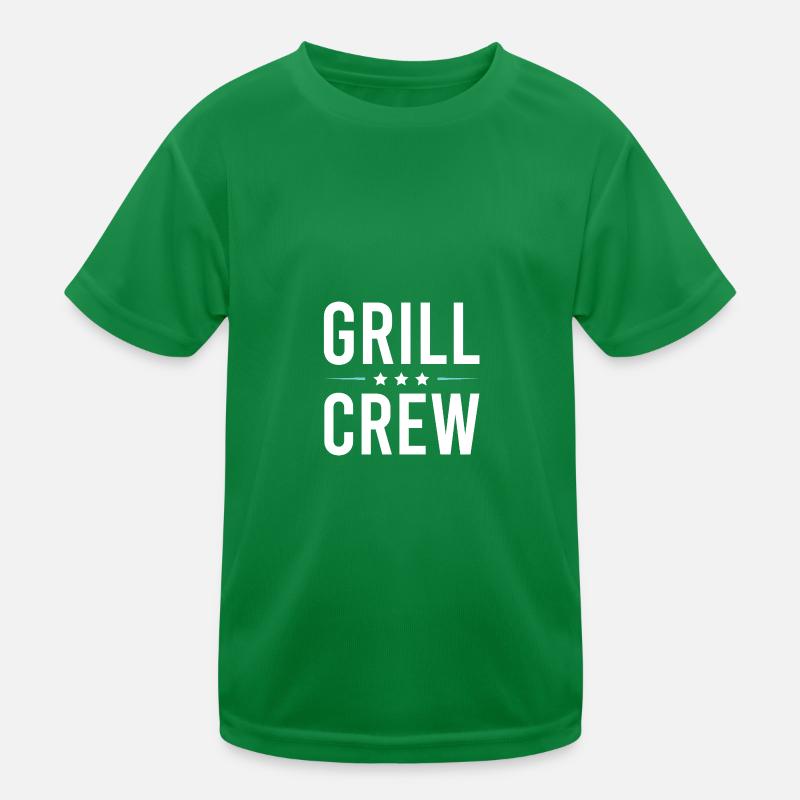 Grill Crew Kinder Funktions-T-Shirt
