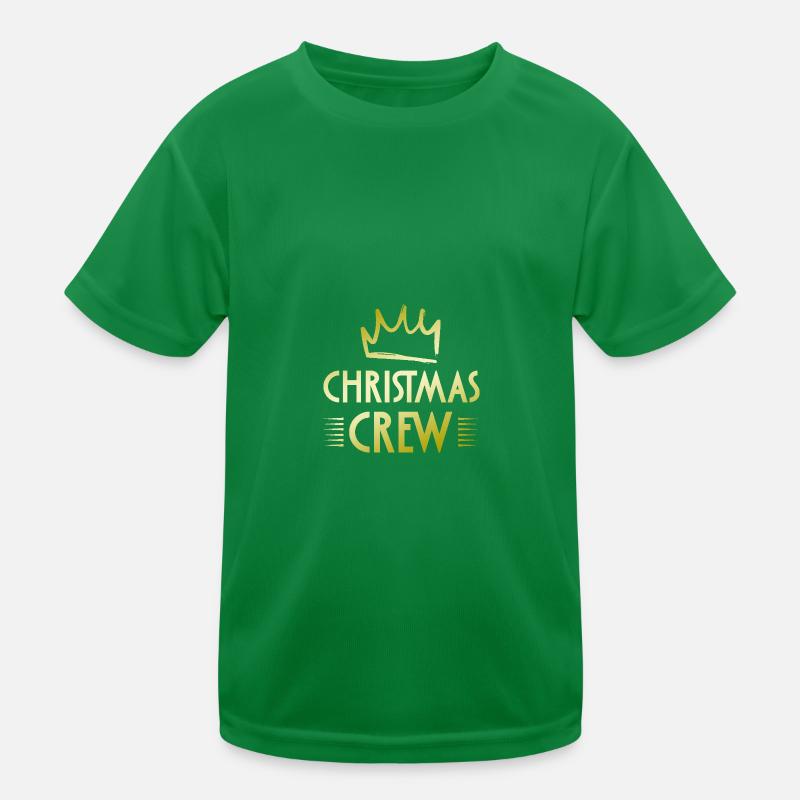 Christmas Crew Kinder Funktions-T-Shirt
