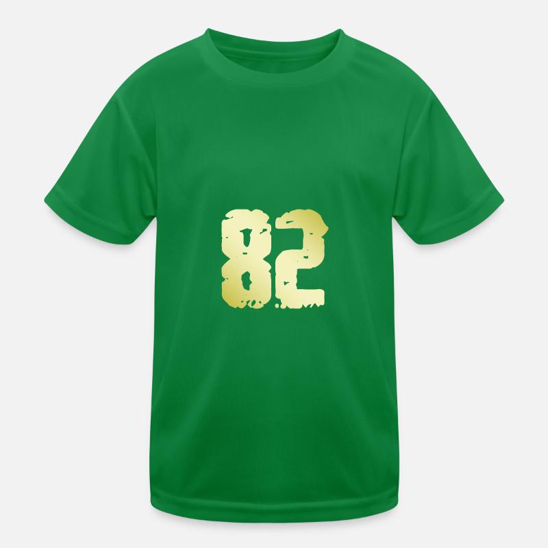 82 Number Vintage Kids Functional T-Shirt