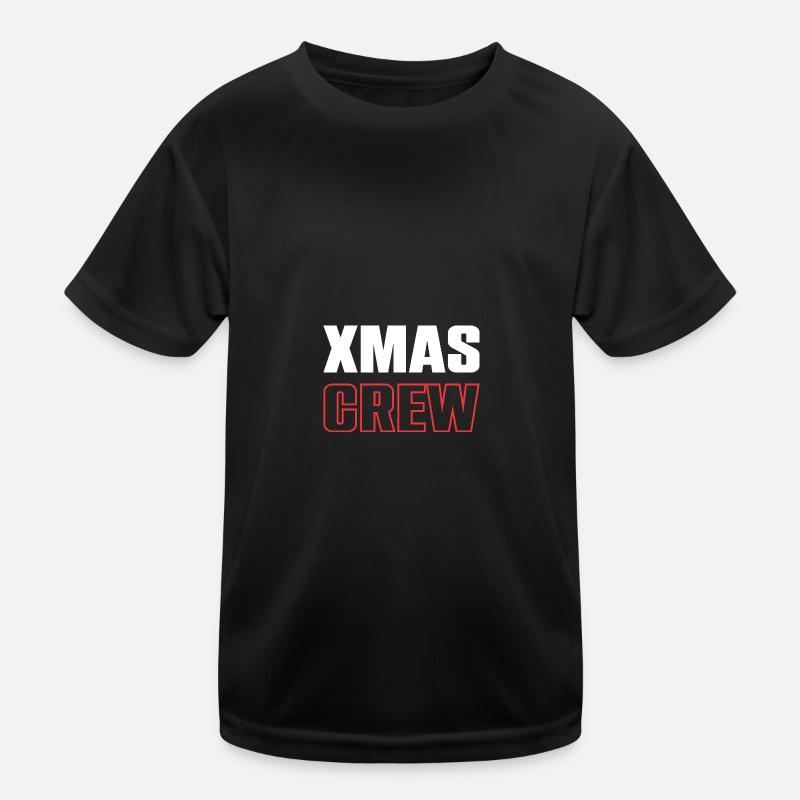Xmas Crew Kids Functional T-Shirt