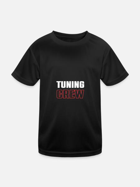 Équipe de réglage - T-shirt sport Enfant - noir - Devant