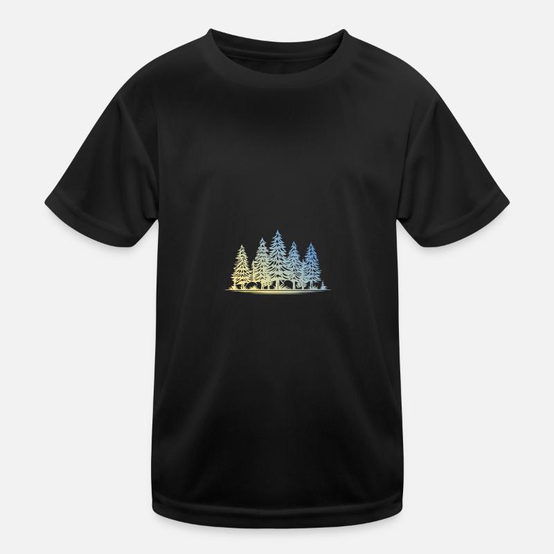 Arbres forestiers T-shirt sport Enfant