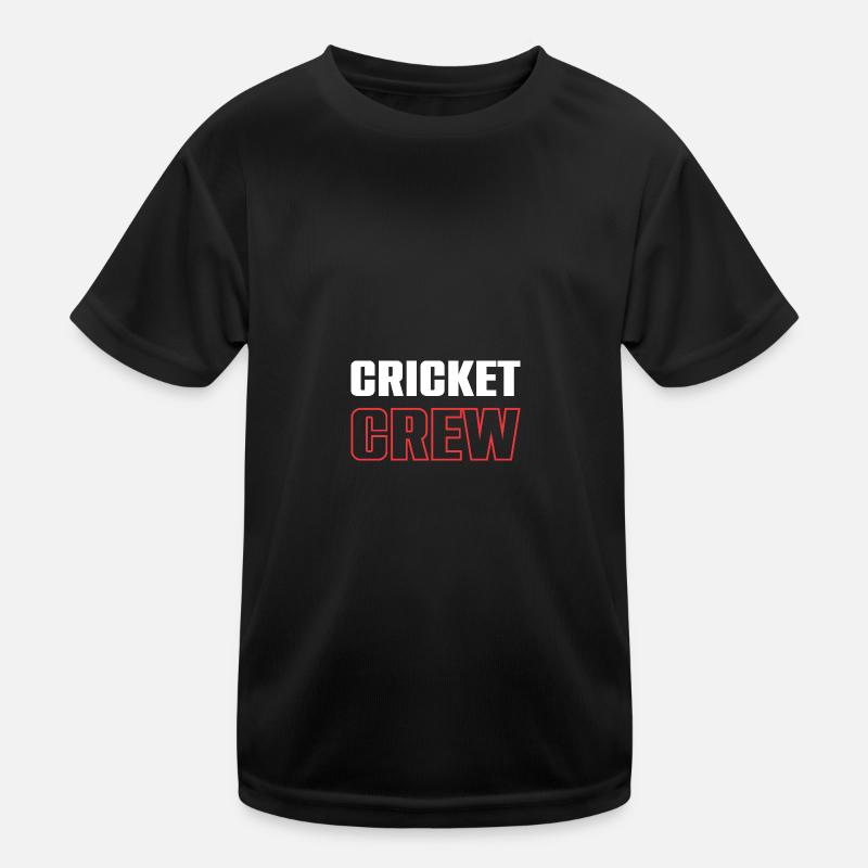 Cricket Crew Kinder Funktions-T-Shirt