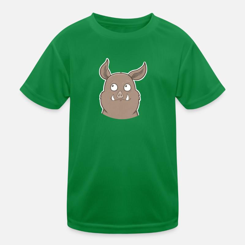 Wild boar Kids Functional T-Shirt