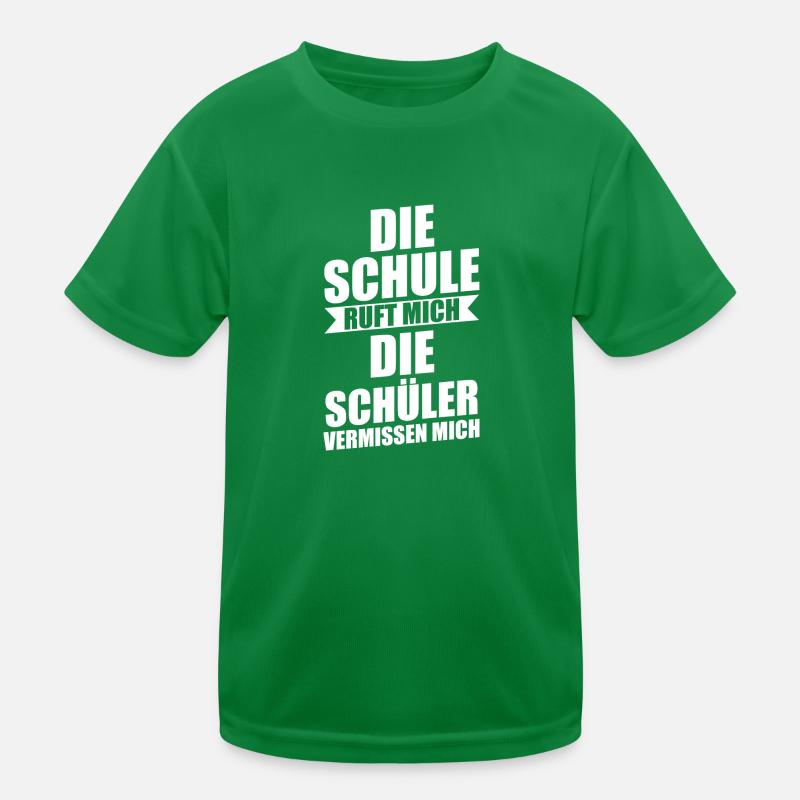 Lehrer Beruf Schullehrer Geschenk Kinder Funktions-T-Shirt