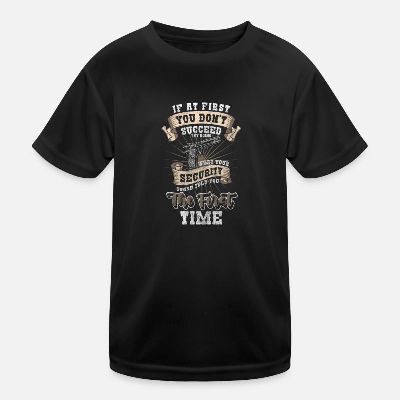 Security Protection Cynics Kids Functional T-Shirt