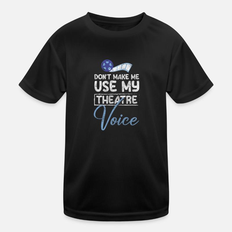 Theatre Play Direction Broadway Kids Functional T-Shirt