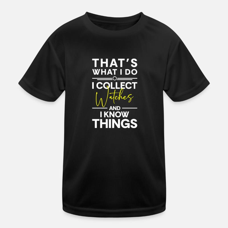 Uhrenliebhaber Luxusuhr Kinder Funktions-T-Shirt