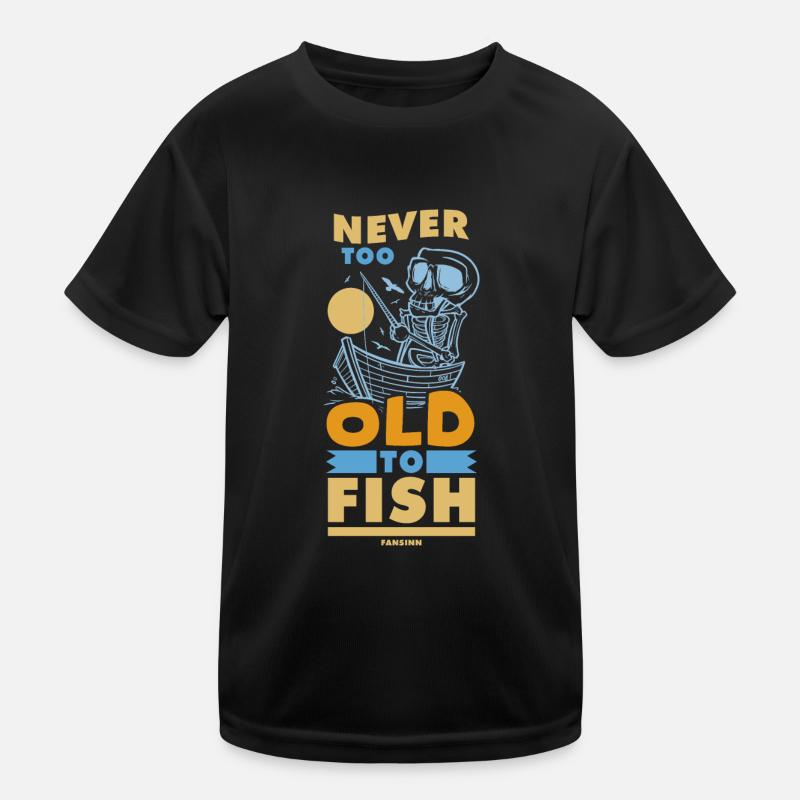 Angler Kinder Funktions-T-Shirt