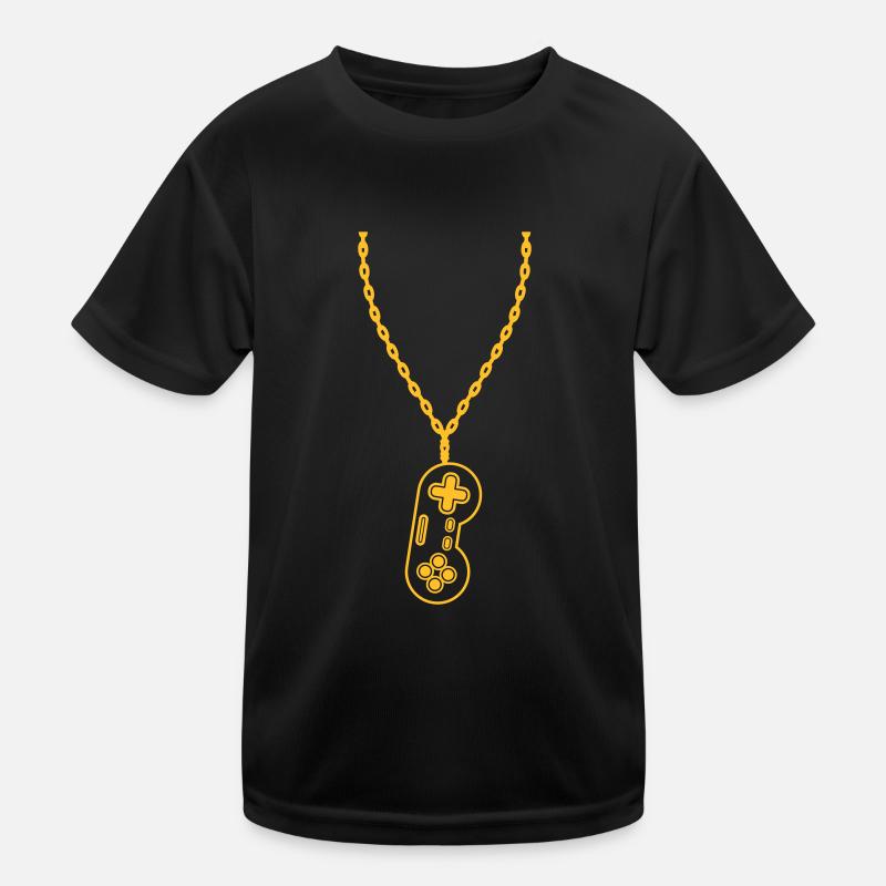 Necklace Jewelry Old Controller Kids Functional T-Shirt
