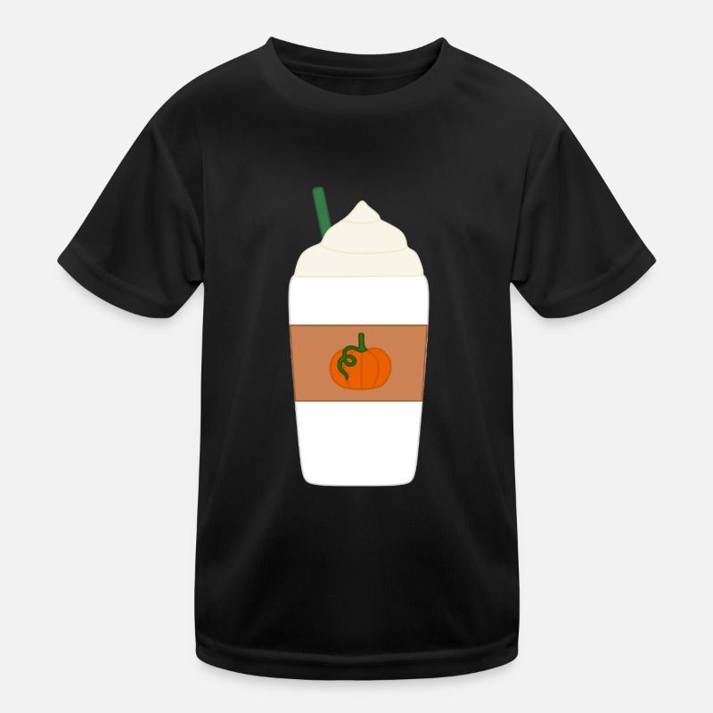 pumpkin spice latte Kids Functional T-Shirt