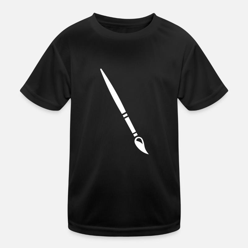 Pinsel Kinder Funktions-T-Shirt