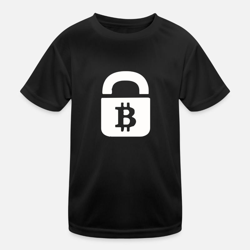 Bitcoin-Block Kinder Funktions-T-Shirt