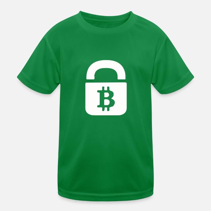 Bitcoin-Block Kinder Funktions-T-Shirt