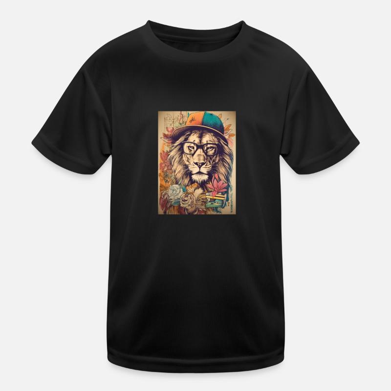 Tierischer Stil Kinder Funktions-T-Shirt