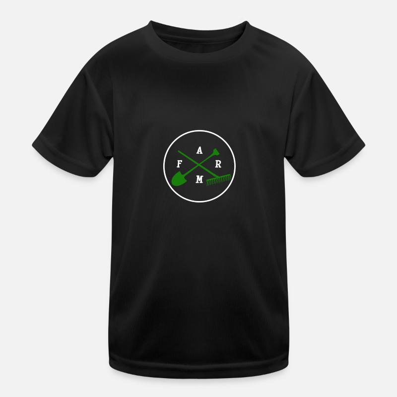 Farm with tools - farm with tools Kids Functional T-Shirt