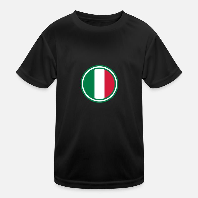 italy italia Kinder Funktions-T-Shirt