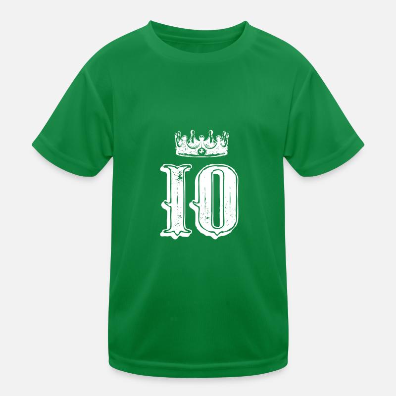 Couronne de 10 chiffres T-shirt sport Enfant