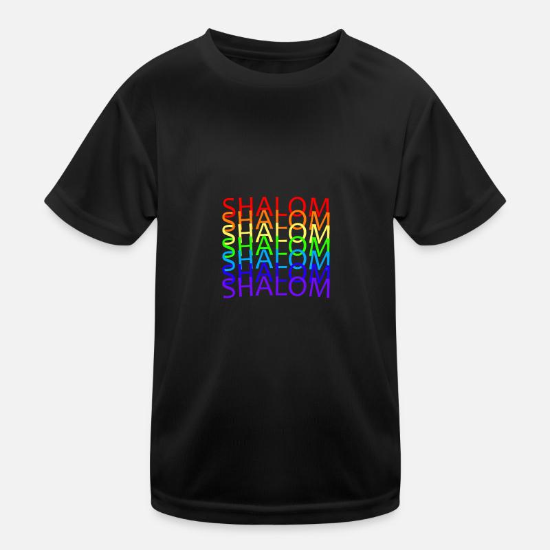 SHALOM - RAINBOW Kids Functional T-Shirt