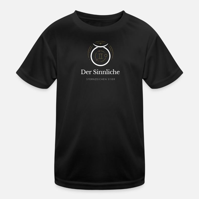 Der Sinnliche - Sternzeichen Stier Kinder Funktions-T-Shirt