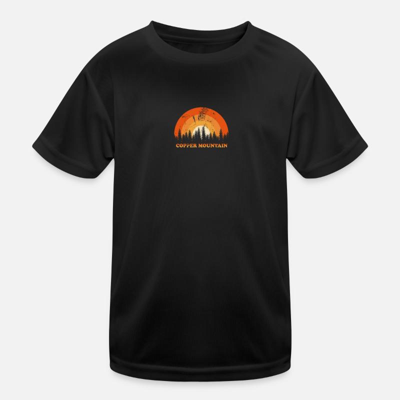 Vintage Copper Mountain Colorado Fan Retro Cool Kids Functional T-Shirt