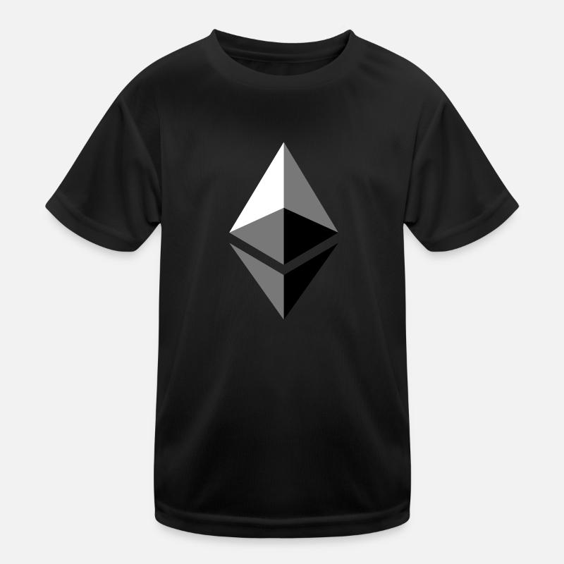 etherium ether ETH Kinder Funktions-T-Shirt