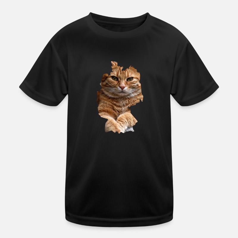 Katze, Katzen Kinder Funktions-T-Shirt