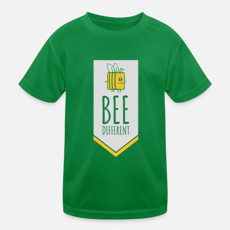 bee different Spruch Zitat Kinder Funktions-T-Shirt