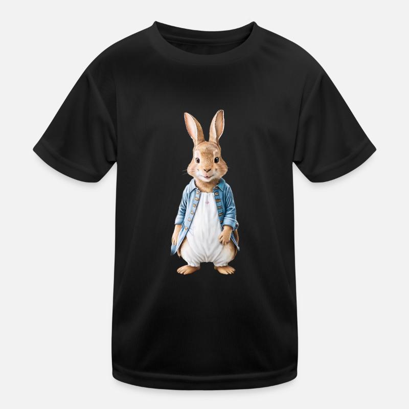 Mignon lapin marron 17 T-shirt sport Enfant