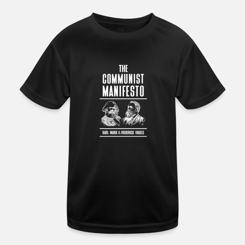 Marx Engels Communisme URSS Cadeau T-shirt sport Enfant