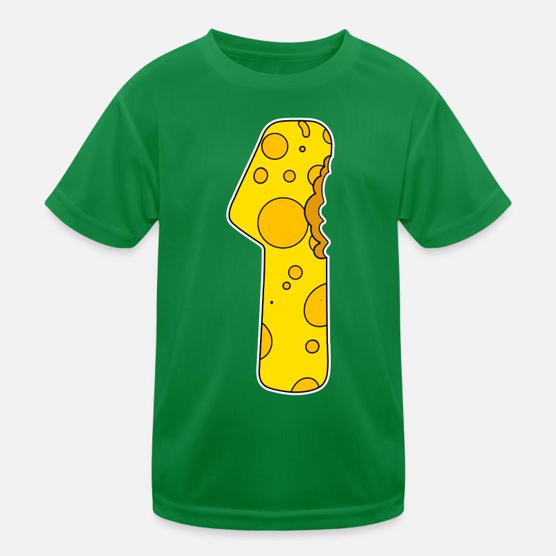 Zahl 1 - Eins - Gewinner - Erster -Sieger Kinder Funktions-T-Shirt