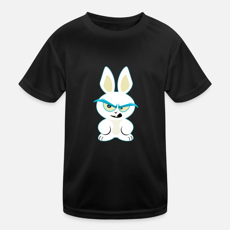 Lusiger lapin blanc, funny lapin t-shirt T-shirt sport Enfant