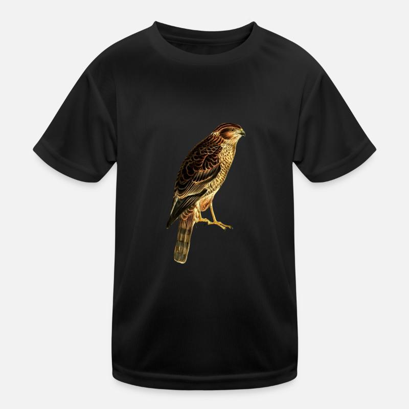 Greifvogel Falke Kinder Funktions-T-Shirt