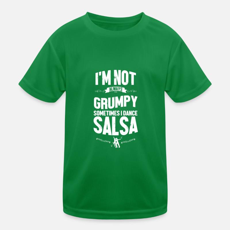 Salsa Dancer Dancer Kids Functional T-Shirt