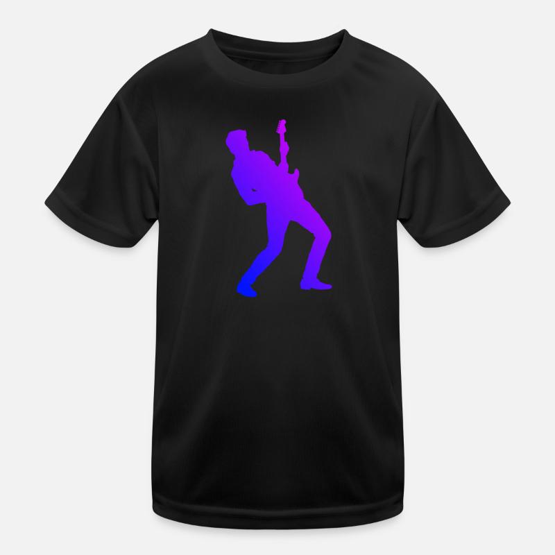Herren E-gitarre Gitarrenspieler Damen Kinder Funktions-T-Shirt