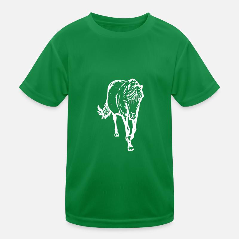 Pferd Kinder Funktions-T-Shirt