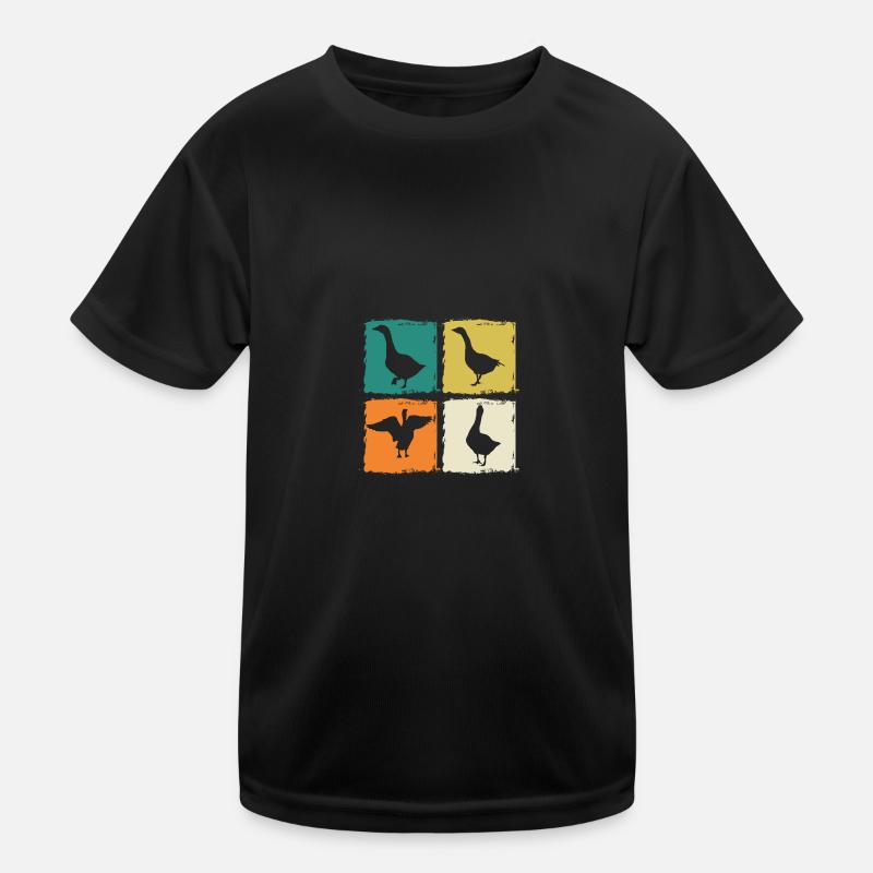 Gans Kinder Funktions-T-Shirt