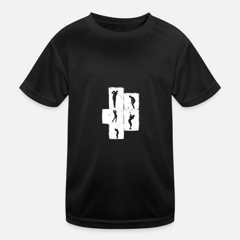 Golfspieler Golf Kinder Funktions-T-Shirt