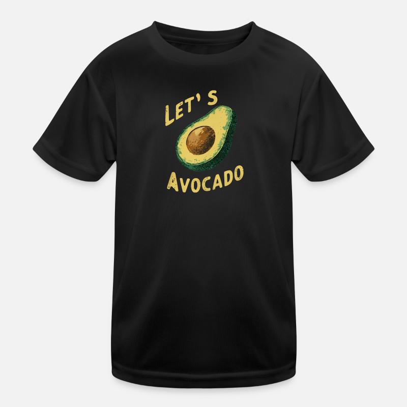 Lass uns Avocado Kinder Funktions-T-Shirt
