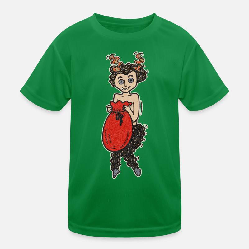 Krampus Lady Kinder Funktions-T-Shirt