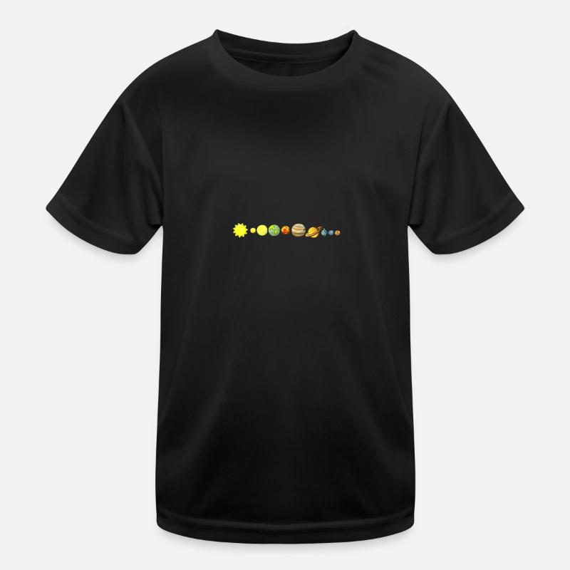 solar system Kids Functional T-Shirt