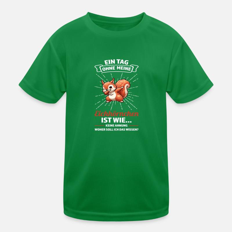 Eichhörnchen Tier Eichhörnchen-Liebhaber Geschenk Kinder Funktions-T-Shirt