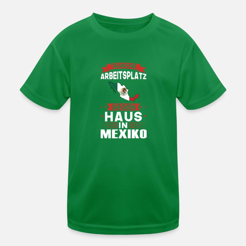 Mexiko Flagge Mexikanisch Geschenk Kinder Funktions-T-Shirt