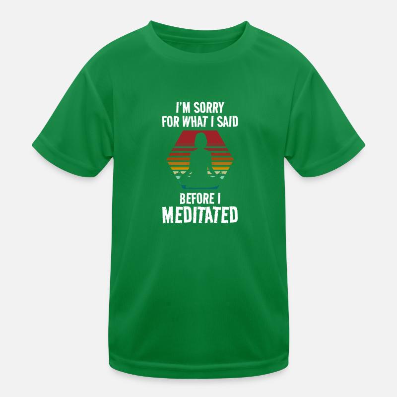 Méditation Guérison Namaste Conscience T-shirt sport Enfant