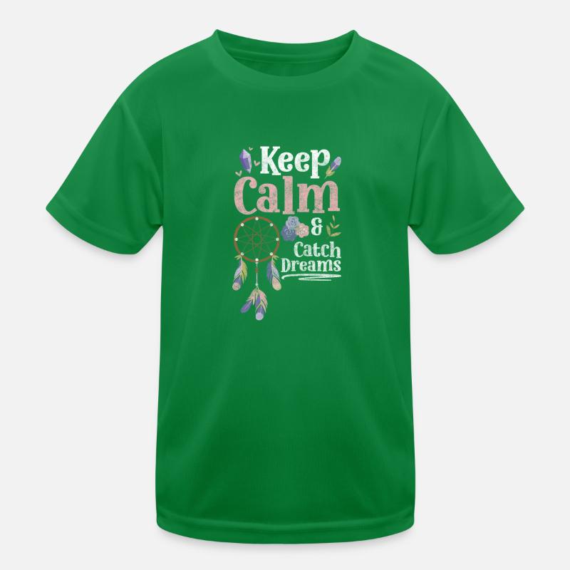 Traumfänger Mystisch Glück Frieden Kinder Funktions-T-Shirt