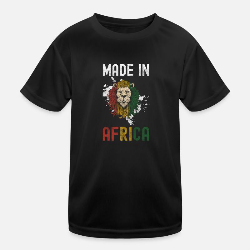 Afrika Serengeti Afrikaner Giraffe Kinder Funktions-T-Shirt