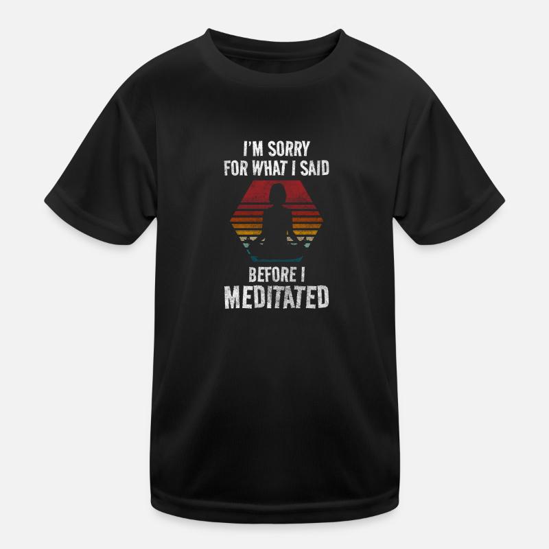 Conscience de la méditation Om T-shirt sport Enfant