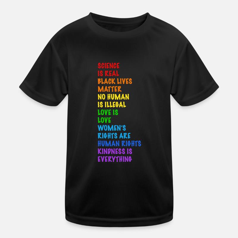 Human Rights! No one is illegal Kids Functional T-Shirt