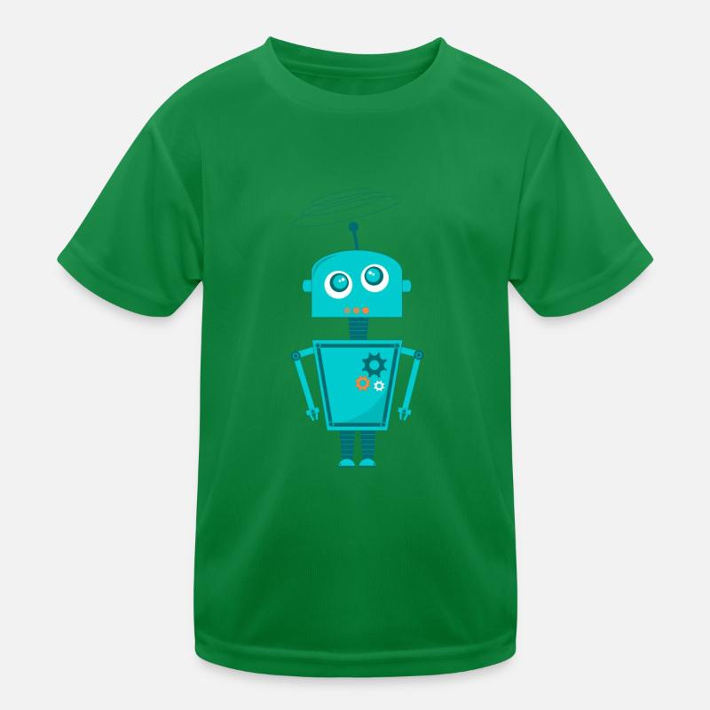 Roboter Kinder Funktions-T-Shirt